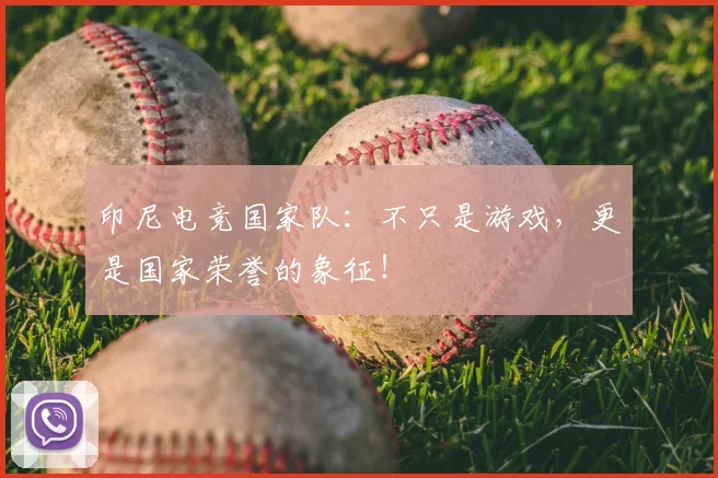 印尼电竞国家队:不只是游戏,更是国家荣誉的象征!